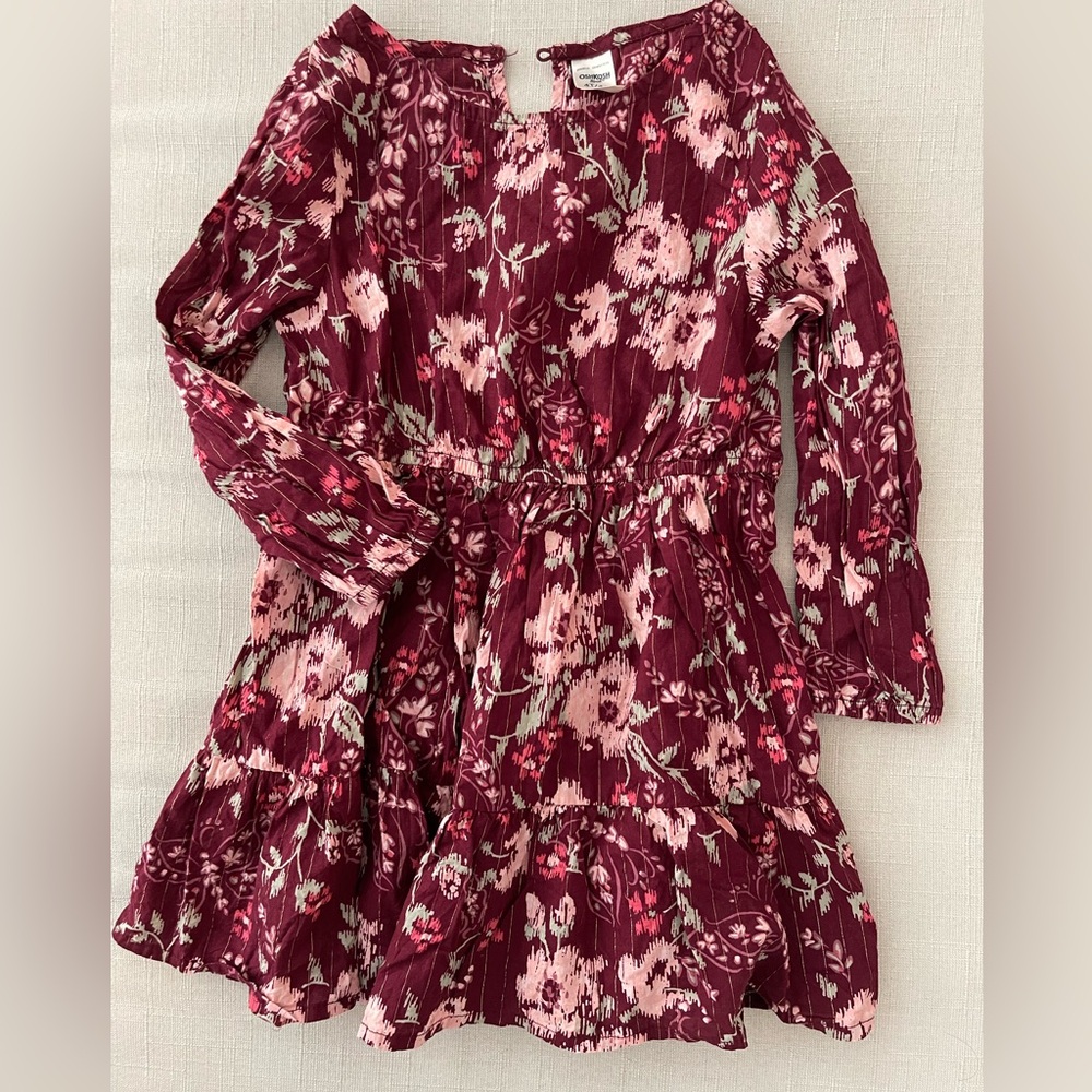 OshKosh floral red dress 4T
